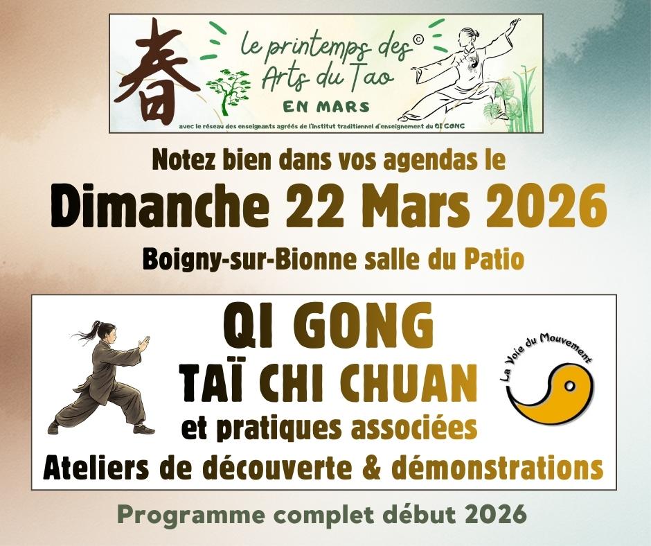 "Le Printemps des Arts du Tao" EDITION 2026